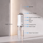 Cordless Water Flosser-Blast Out What Your Toothbrush Leaves Behind