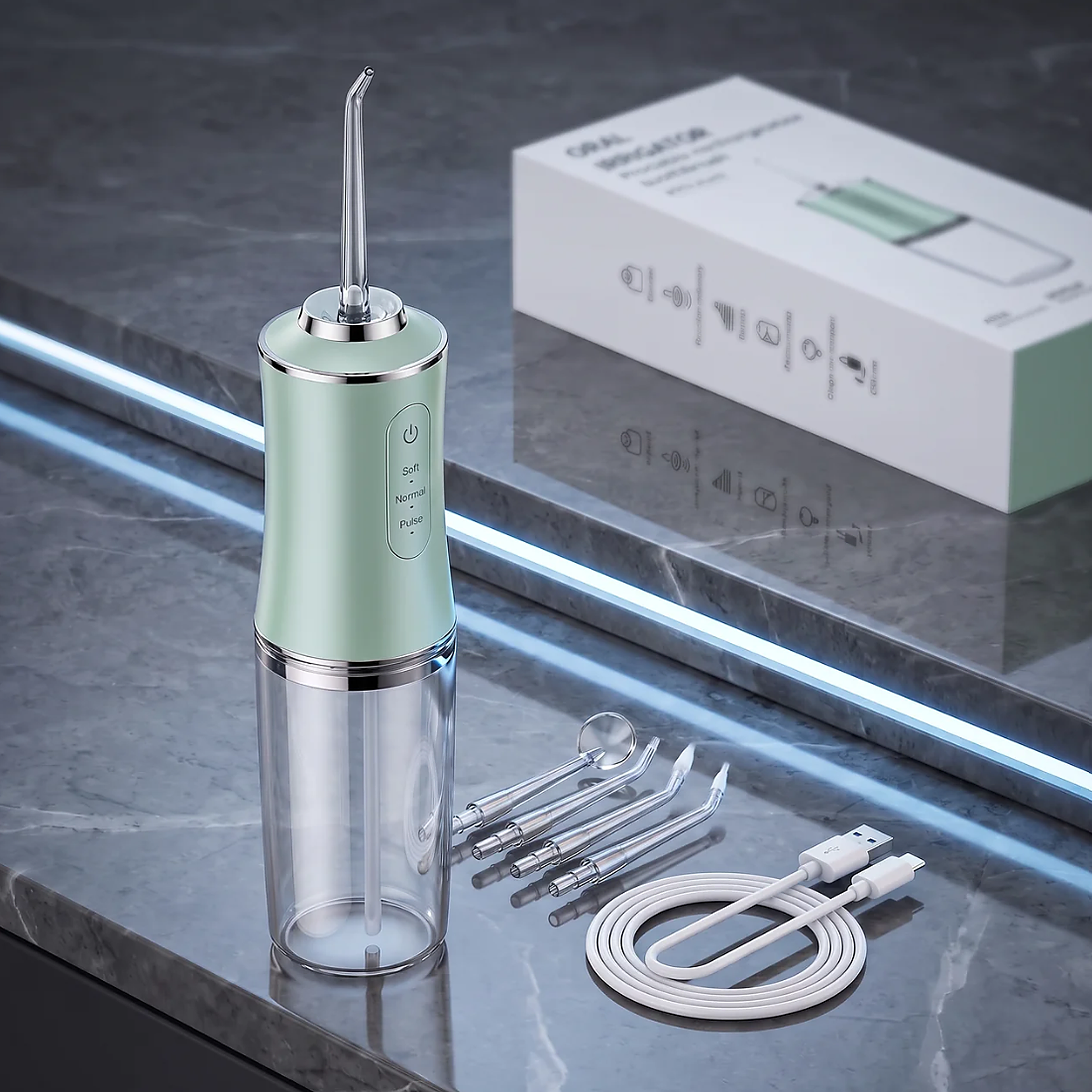Cordless Water Flosser-Blast Out What Your Toothbrush Leaves Behind